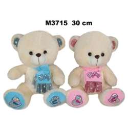 Maskotka Miś w szaliku Love 30cm 2wz 164476 (M3715)