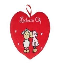 Serce Kocham Cię - Owce 15cm