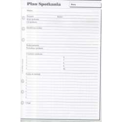 Wkład do organizera A5 Plan spotkań ANTRA - 1