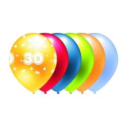 Balon 30 mix kolorów metalik 5szt - 1