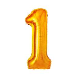 Balon foliowy złoty 1 (BAL81)