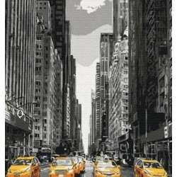 Malowanie po numerach - Taxi w NY - 1