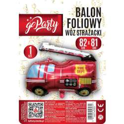 Balon foliowy Wóz strażacki 82x81cm