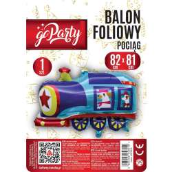 Balon foliowy Pociąg 82x81cm - 1