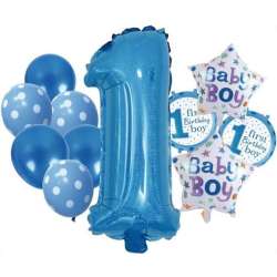 Zestaw balonów Boy 1 12el