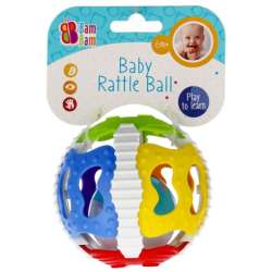 BAM BAM Grzechotka kula gumowa z dźwiękiem (515077) - 1