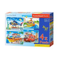 Puzzle x 4 - Travel the World CASTOR (GXP-604200) - 1