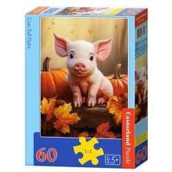 Puzzle 60 Cute Fall Piglet CASTOR - 1