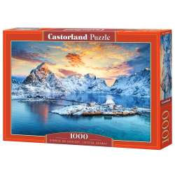 Puzzle 1000 Sunrise on Sakrisoy, Lofoten CASTOR - 1