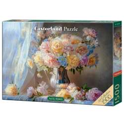 Puzzle 1500 Pastel Peonies CASTOR - 1