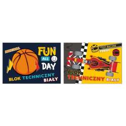 Blok techniczny A4/10K biały - 1