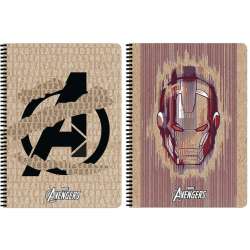 Kołozeszyt A4/80K kratka Avengers Kraft - 1