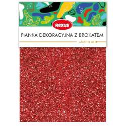 Pianka dekoracyjna A4 5 kolorów brokat - 1