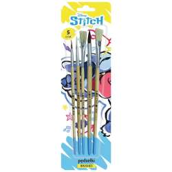 Pędzelki z naturalnego włosia 5szt Stitch