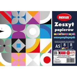 Zeszyt papierów kolor samoprzylep. A5/8K (10szt) - 1