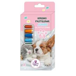 Kredki pastelowe jumbo The Sweet Pets 12 kolorów - 1