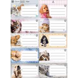 Naklejki na zeszyty pasek The Sweet Pets kids - 1