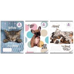 Zeszyt A4/32K kratka The sweet pets (10szt)