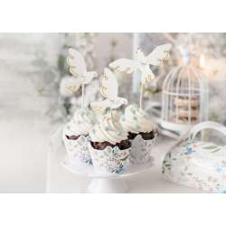 Dekoracje do muffinek Gołębie 14.5cm 6szt