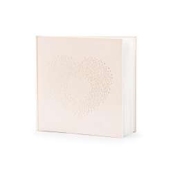 Księga Gości jasno różowa 20,5x20,5cm 22 kartki - 1