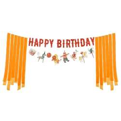 Baner Happy Birthday Cyrk 275cm