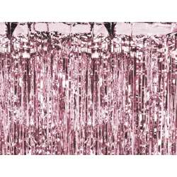 Kurtyna party różowe złoto 100x200cm - 1