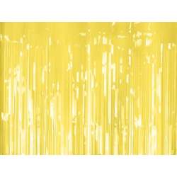 Kurtyna party jasno żółta 100x200cm