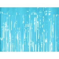 Kurtyna party jasny błękit 100x200cm