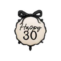 Balon foliowy pastylka Happy 30 47,5x45cm