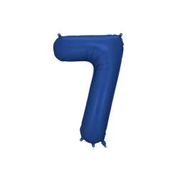 Balon foliowy cyfra 7 86cm granat