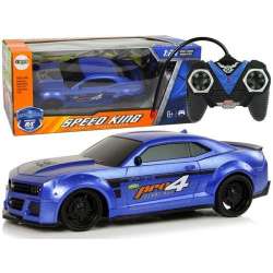 Auto sportowe 1:24 zdalnie sterowane niebieskie - 1