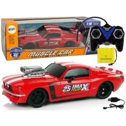 Auto Sportowe R/C 1:16 Czerwone Białe Pasy Pilot (10252)