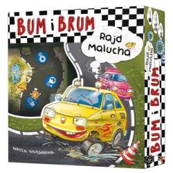 Puzzle + gra 2w1 BUM i BRUM. Rajd Malucha. Nasza Księgarnia (5904915902204) - 1