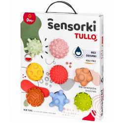 Sensorki Tullo. Piłki sensoryczne 8szt bez dziurki