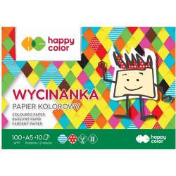 Blok Wycinanka A5/10K 100g HAPPY COLOR