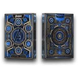 Karty do gry Avengers niebieskie by Theory11 - 1