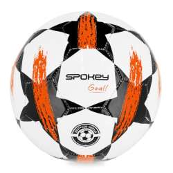 Piłka nożna Goal czarno-pomarańczowa 944986 Spokey (944982) - 1