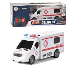 PROMO Ambulans R/C ładowarka światło dźwięk 300245 (Y300245) - 1