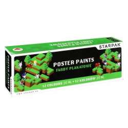 Farby plakatowe Pixel Game Diagonal 12 kol STARPAK (521495) - 1