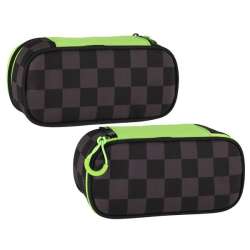 Piórnik saszetka owalna 1 zamek szachownica STARPAK (527260) - 1