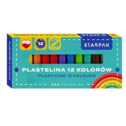 Plastelina 12 kolorów School