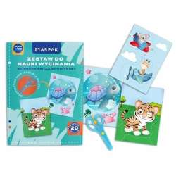Zestaw do nauki wycinania A4 z nożyczkami Animals