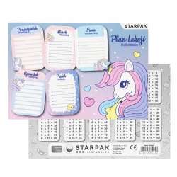 Plan lekcji z tabliczką mnożenia Unicorn (25szt) - 1