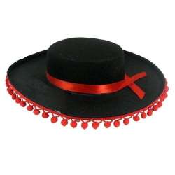 Sombrero z pomponikami - 1