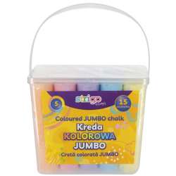 Kreda chodnikowa Jumbo kolorowa 15szt - 1