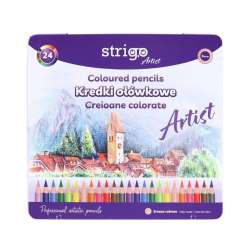 Kredki ołówkowe okrągłe Artist 24 kolory
