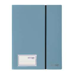 Album ofertowy A4 30kosz. z gumką szaronieb STRIGO - 1