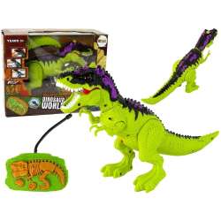 Dinozaur zdalnie sterowany zielony Lean Toys (15973)