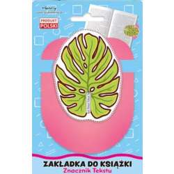 Zakładka znacznik - Liść monstery