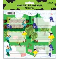 Naklejki na zeszyty - Gra (12szt)